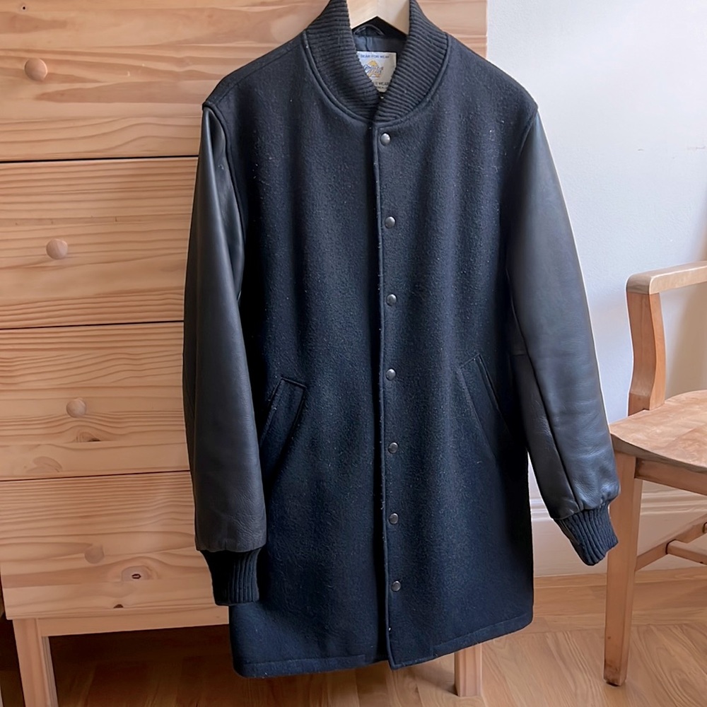 Golden Bear long varsity jacket